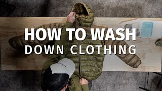 How to Wash Your Down Clothing! Keep it Simple!