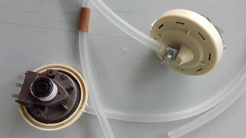 Washing machine pressure sensors; testing them with a multimeter