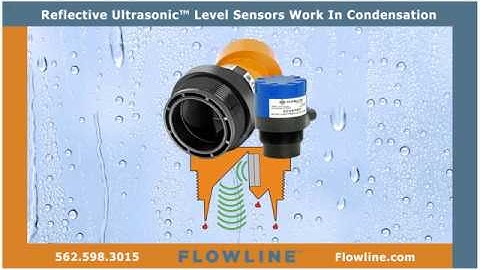 Flowline Reflective Ultrasonic™ Level Sensors Work in Condensation