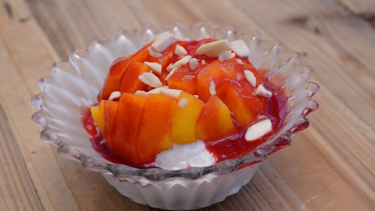 Un dessert super veloce e d'effetto: La pesca Melba