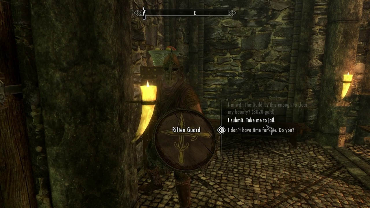 By the order of the Jarl stop right there! 