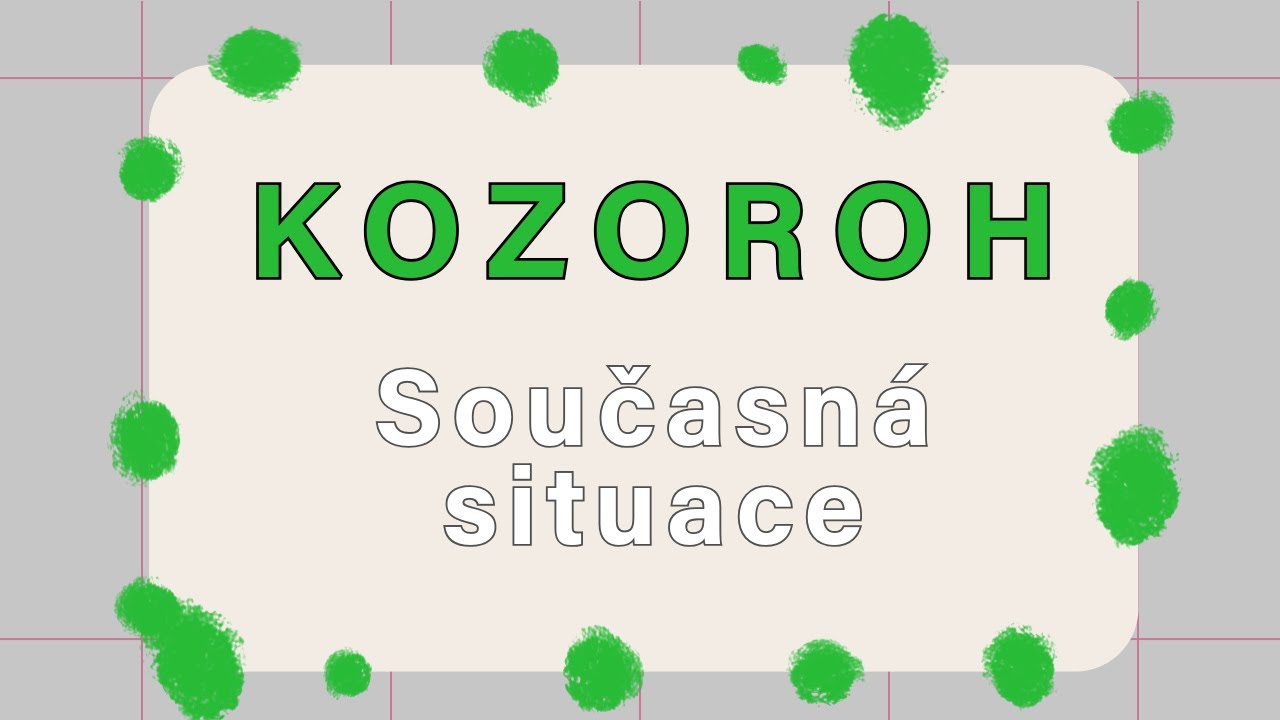 🍀 KOZOROH - Současná situace 🍀