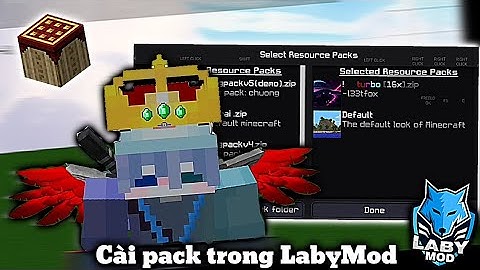 Pojavlauncher | Cách cài Resource Pack trong LabyMod