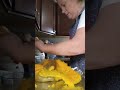 Preparing Hubbard Squash - part 3