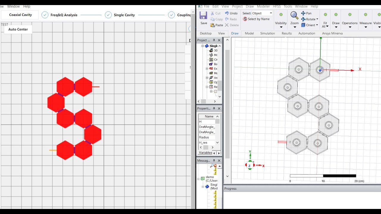 Part 3 Automatic 3D Cavity Filter Generation in Ansys HFSS (Full 3D