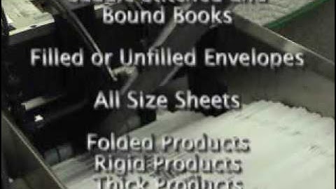 Bulk Load Feeder:  XM100 with SaddleStitched Books