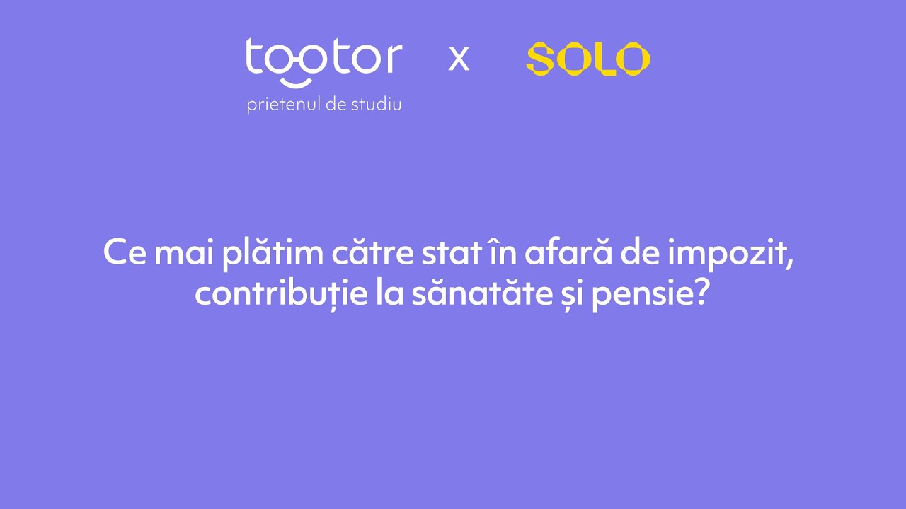 PFA Q&A #4: Ce mai plătim către stat în afară de impozit, contribuție la sănatăte și pensie?