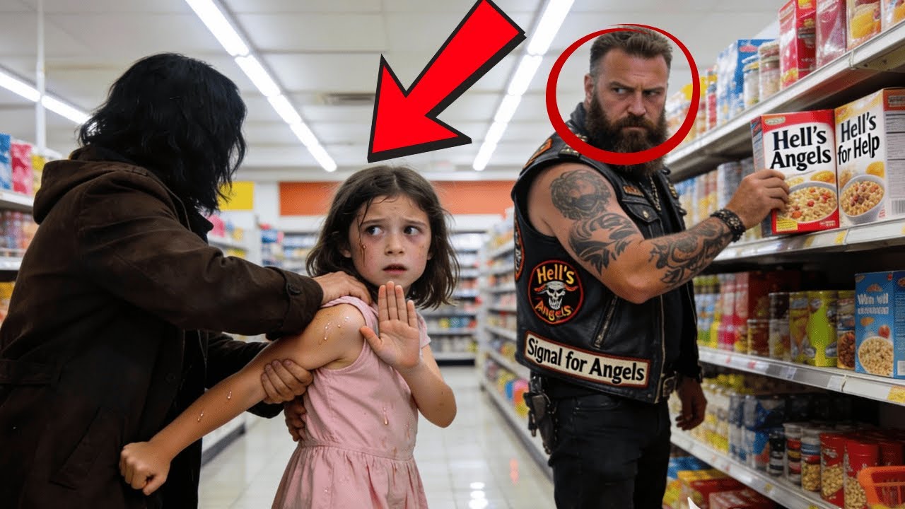 A Little Girl Gave a Secret Signal to a Biker. He Instantly Dropped Everything to Save Her