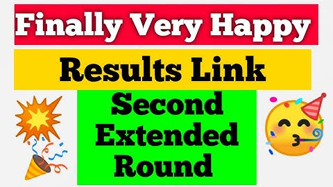 KCET SECOND EXTENDED ROUND RESULT 2023/ KCET 2ND EXTENDED ROUND 2023