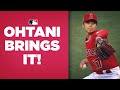 Angels' Shohei Ohtani BRINGS IT for 7 Ks in 4 innings vs. Rangers!