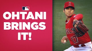 Angels' Shohei Ohtani BRINGS IT for 7 Ks in 4 innings vs. Rangers!
