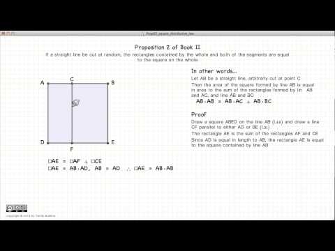 Euclid's Elements Book 2 - Proposition 2