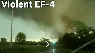 May 9 2016 Elmore City, OK Violent Tornado Short Clip