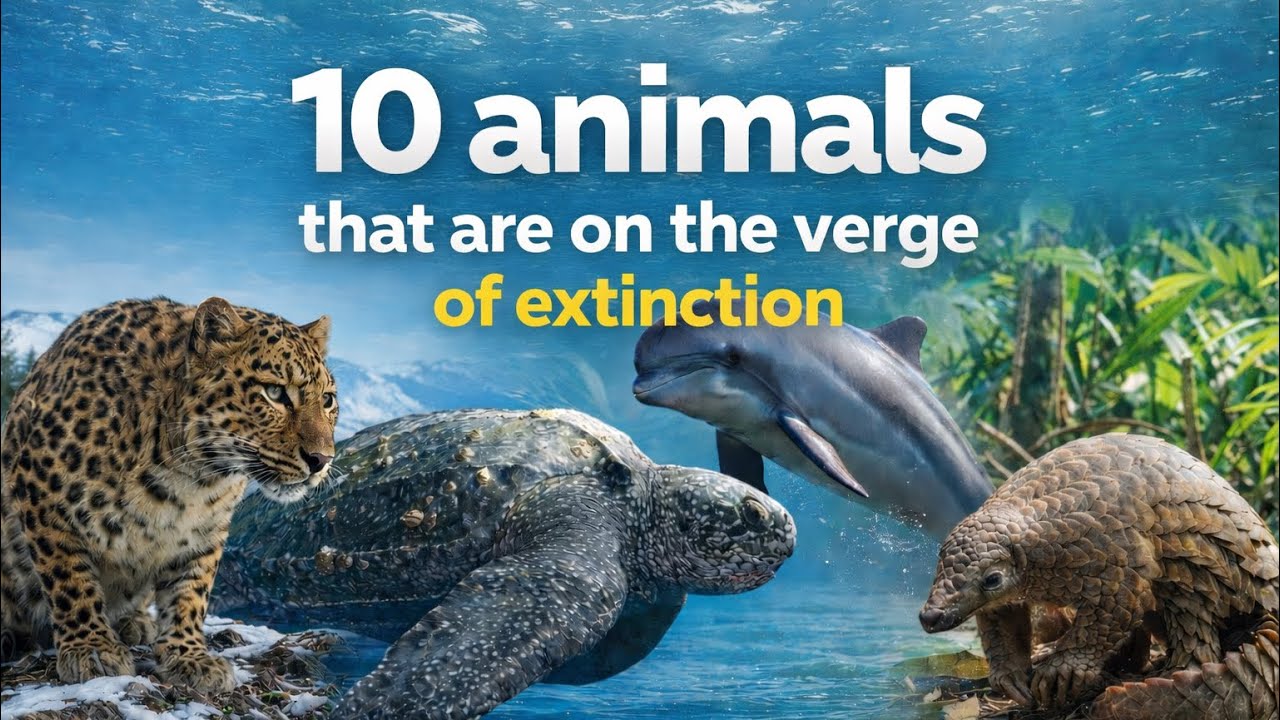 10animals that are on the verge of extinction - YouTube