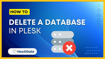 How to delete a database in Plesk | Hexraa