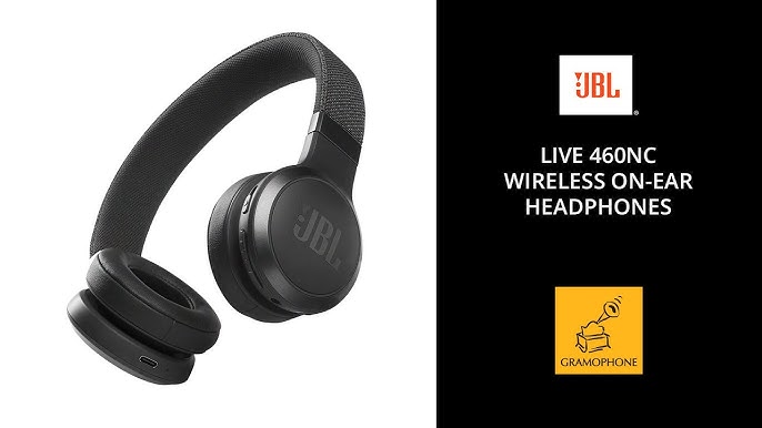 JBL Live 460NC Wireless On-Ear Noise Canceling Headphones