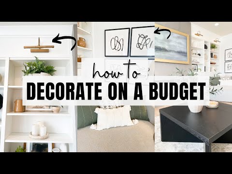 DECORATING ON A BUDGET 2022 DECOR HACKS | AFFORDABLE HOME ...