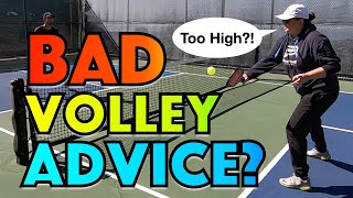 Are We Teaching You Volleys In Pickleball All Wrong?