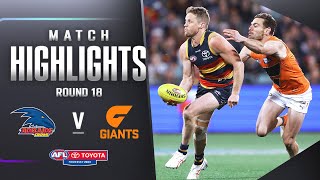 Adelaide Crows v GWS Giants Highlights | Round 18, 2023 | AFL
