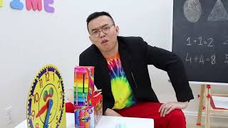 Emma and Andrew Learn Shapes and Math with Fun Kids Toys! | Educational Videos for Children!