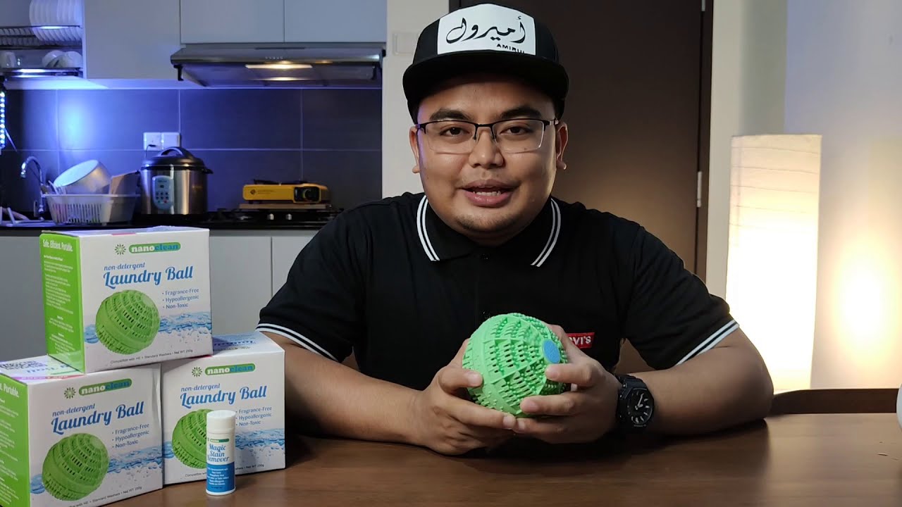 Review Unboxing Nano Clean Laundry Ball. Sabun Cuci Baju Magic No.1