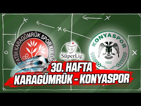 Süper Lig 30. Hafta: Karagümrük vs Konyaspor