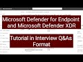 Microsoft defender for endpoint tutorial  microsoft defender for endpoint interview questions  mde