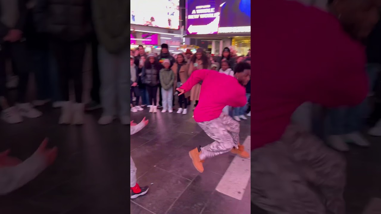 We had the whole crowd watching us 🥶