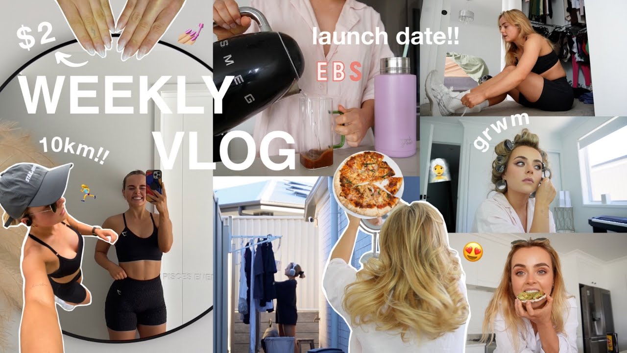 Еженедельный видеоблог | Ногти за 2 доллара | Пружинящие локоны | Дата выхода кружки | Я пробежал...