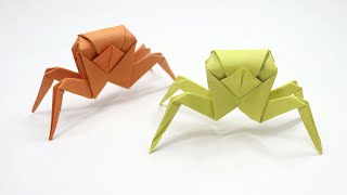 Cute Origami Crab  How to Make a Paper Crab