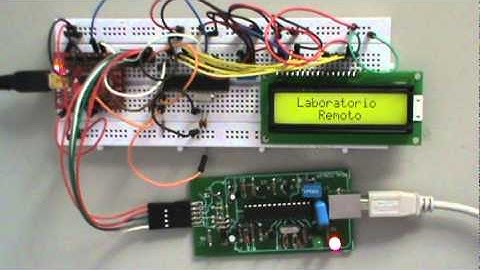 Display LCD com microcontrolador PIC16F876A