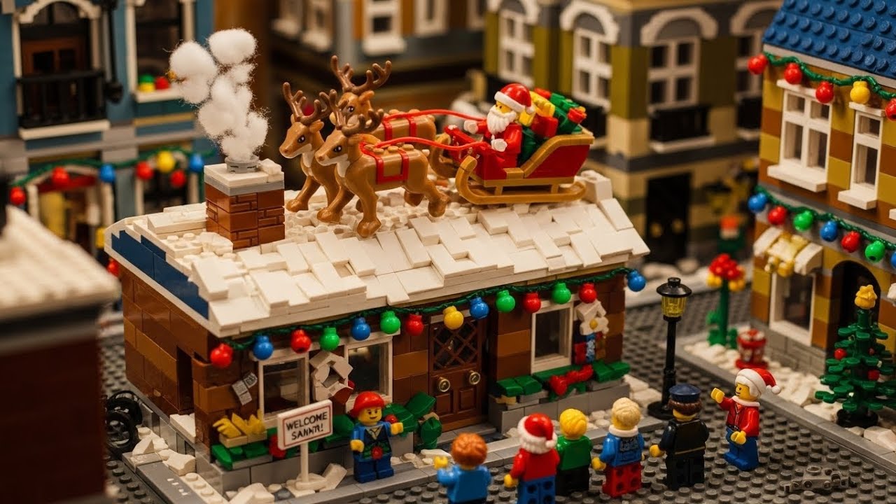 Santa’s Arrival in LEGO City: Christmas Stop Motion! 🎅