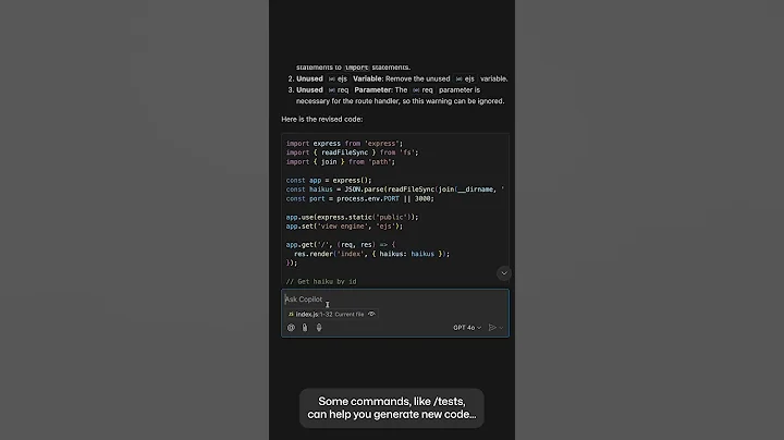 Slash Commands in GitHub Copilot
