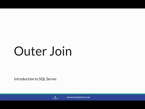 Introduction to SQL Server - Outer Join - Lesson 39