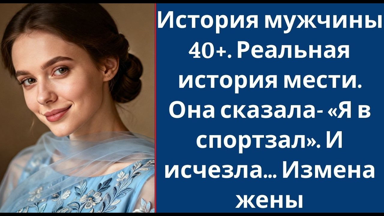 История мужчины 40+  Реальная история мести  Она сказала  «Я в спортзал»  И исчезла… Измена жены