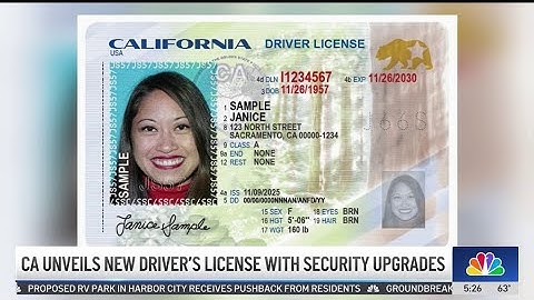 California unveils new driver