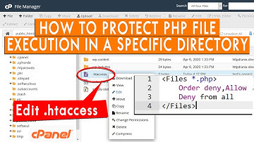 How to protect PHP file execution in a specific directory?