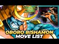 OBORO BISHAMON MOVE LIST - Vampire Savior 2: Lord of Vampire / Vampire Hunter 2