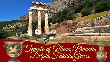 🏛️🏺Delphi’s Temple of Athena Pronaia:🔱A Timeless Sanctuary of Athena’s Power! ⚔️🛡️🔮🌄