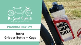 Fabric Gripper Bottle Cage and Gripper Water Bottle Review - feat. High Flow Nozzle + Affordable