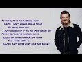 Morgan Wallen- Whiskey glasses (lyrics)