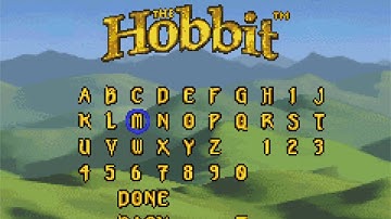 The hobbit GBA - 1