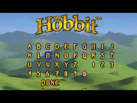 The Hobbit for GBA Walkthrough