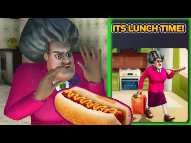 Scary Teacher 3D - Gameplay Walkthrough Part 48 - Its Lunch Time (iOS,  Android) 