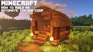 Minecraft: Hopper Operated Egg Collecting Chicken Coop