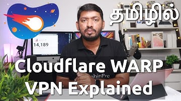 DNS, Cloudflare WARP VPN Explained தமிழில்