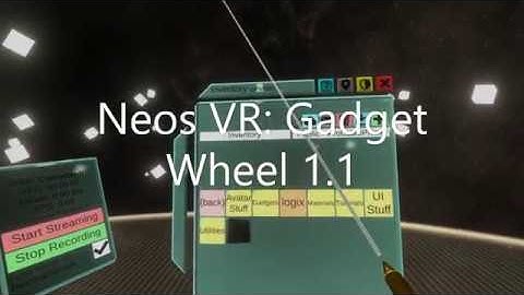 OLD: Neos VR: Gesture Wheel 1.1