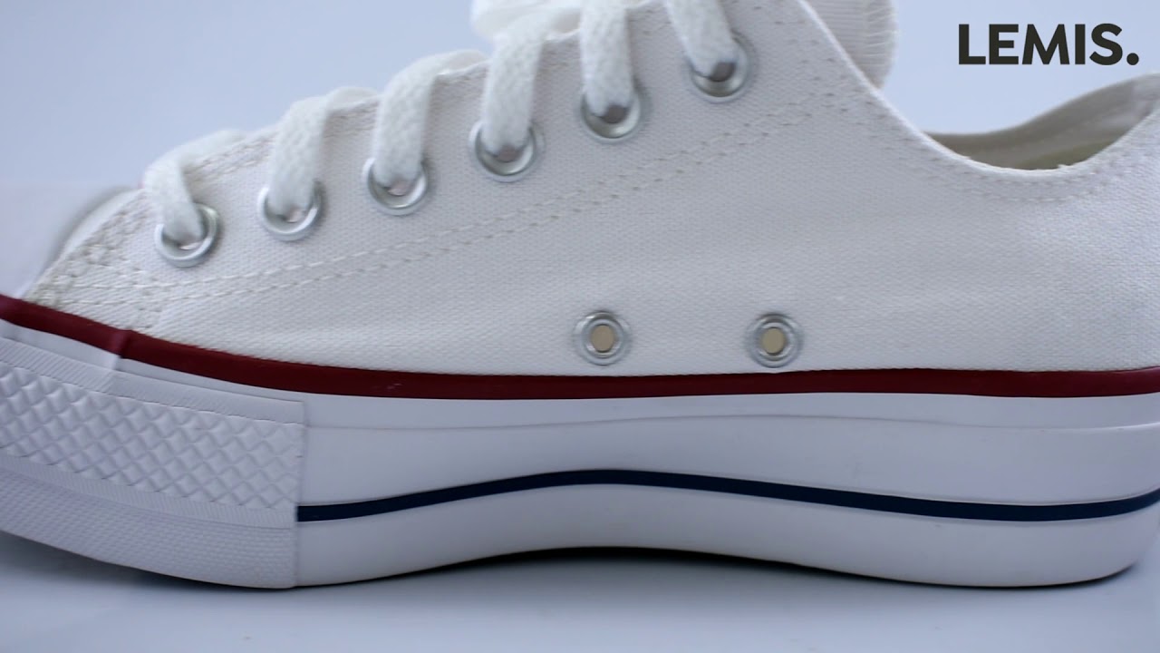 Tênis Converse Chuck Taylor All Star Platform Ox - Branco - YouTube