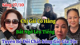 Morning of October 27th, Ms. Hang's Sister Speaks Out After Ms. Hang Shares About Her Family