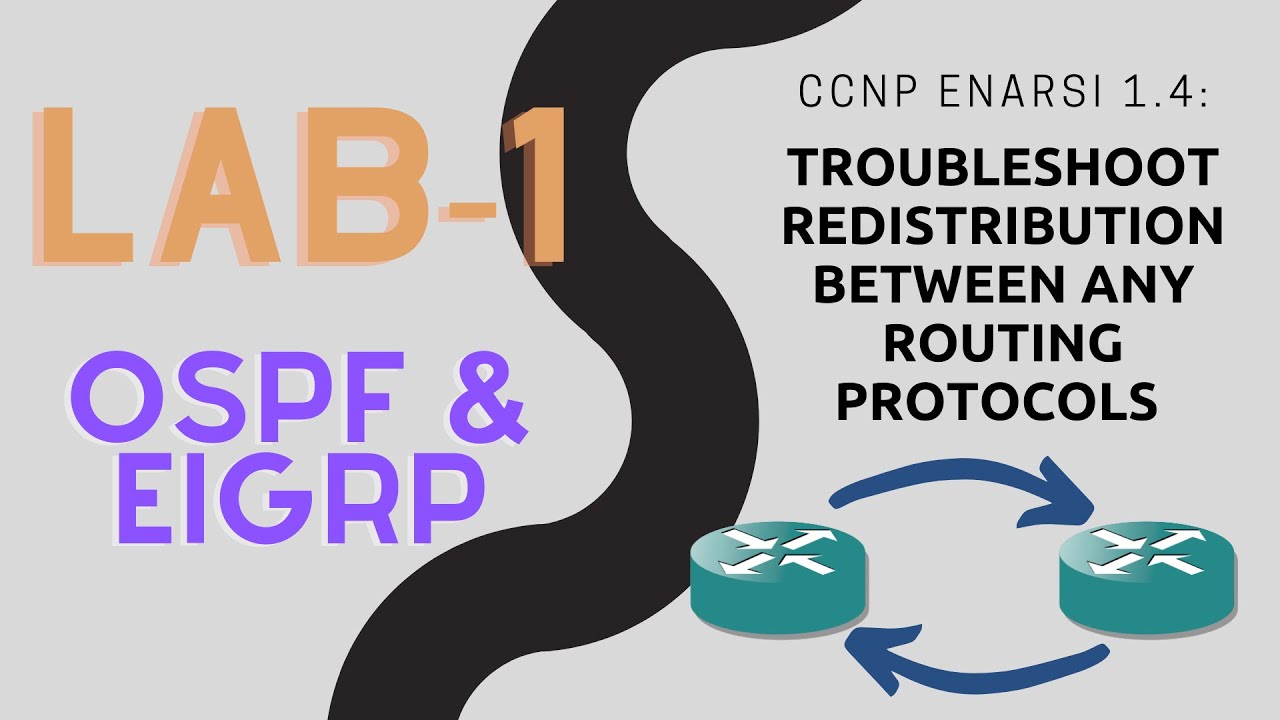 CCNP ENARSI - 1.4 Troubleshoot Redistribution - EIGRP & OSPF Lab